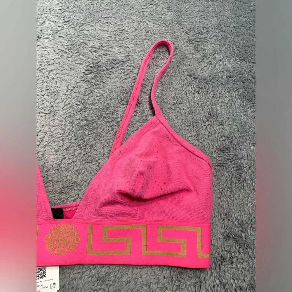 Versace medusa Women's Pink Bralette 4 - Picture 3 of 11